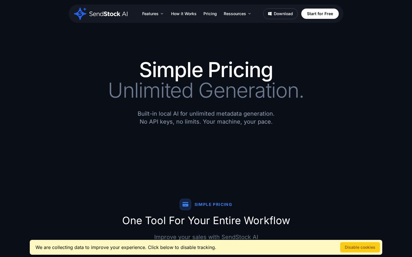 SendStock AI Pricing