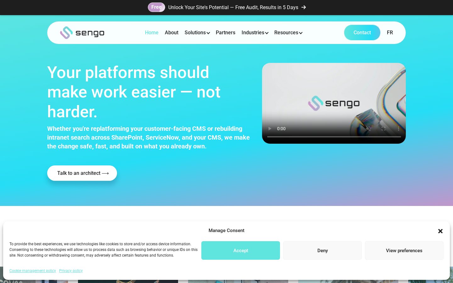 Sengo Homepage