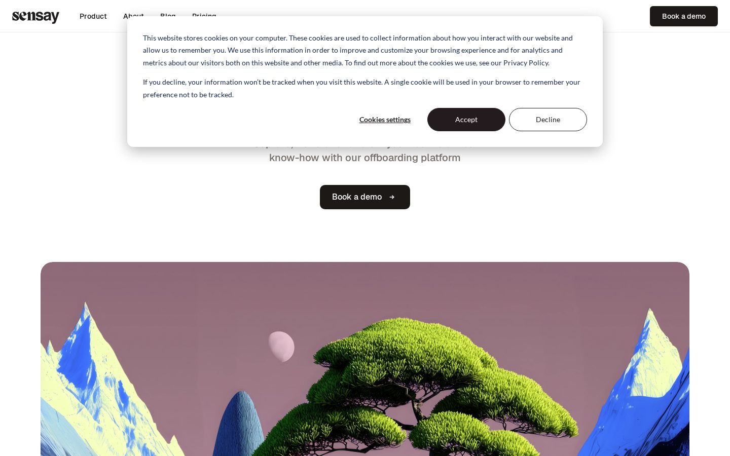 Sensay Homepage