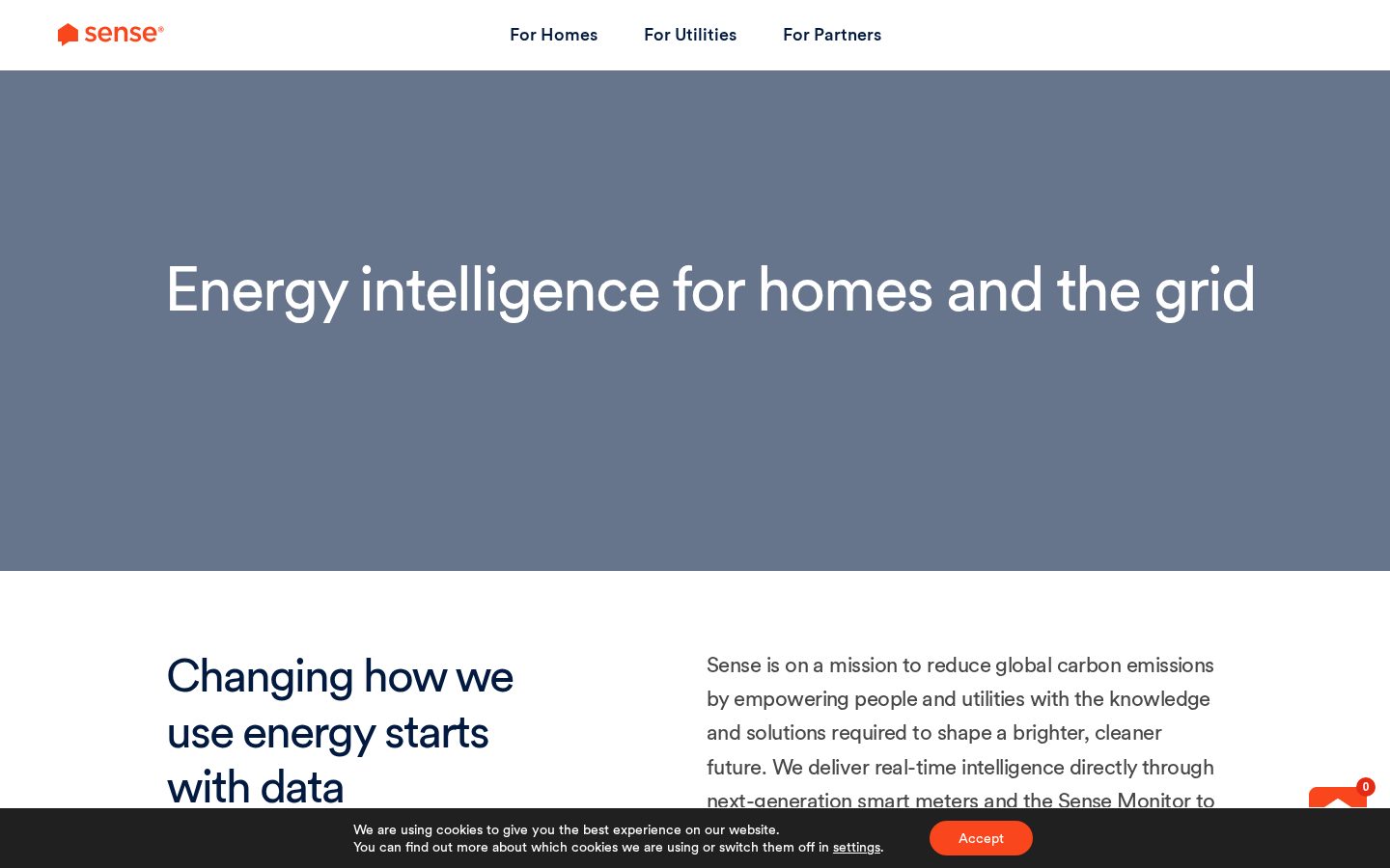 Sense Homepage
