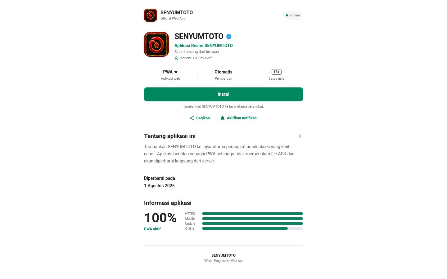 SENYUMTOTO Homepage