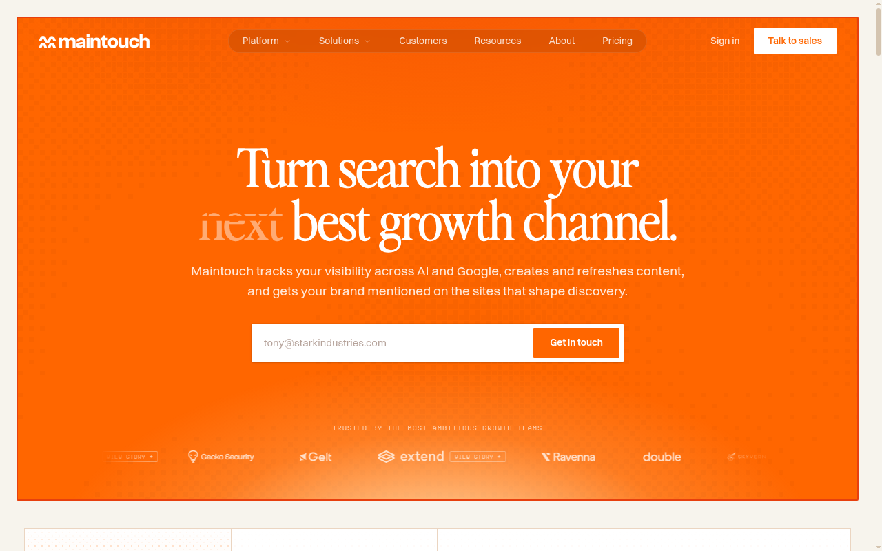Homepage