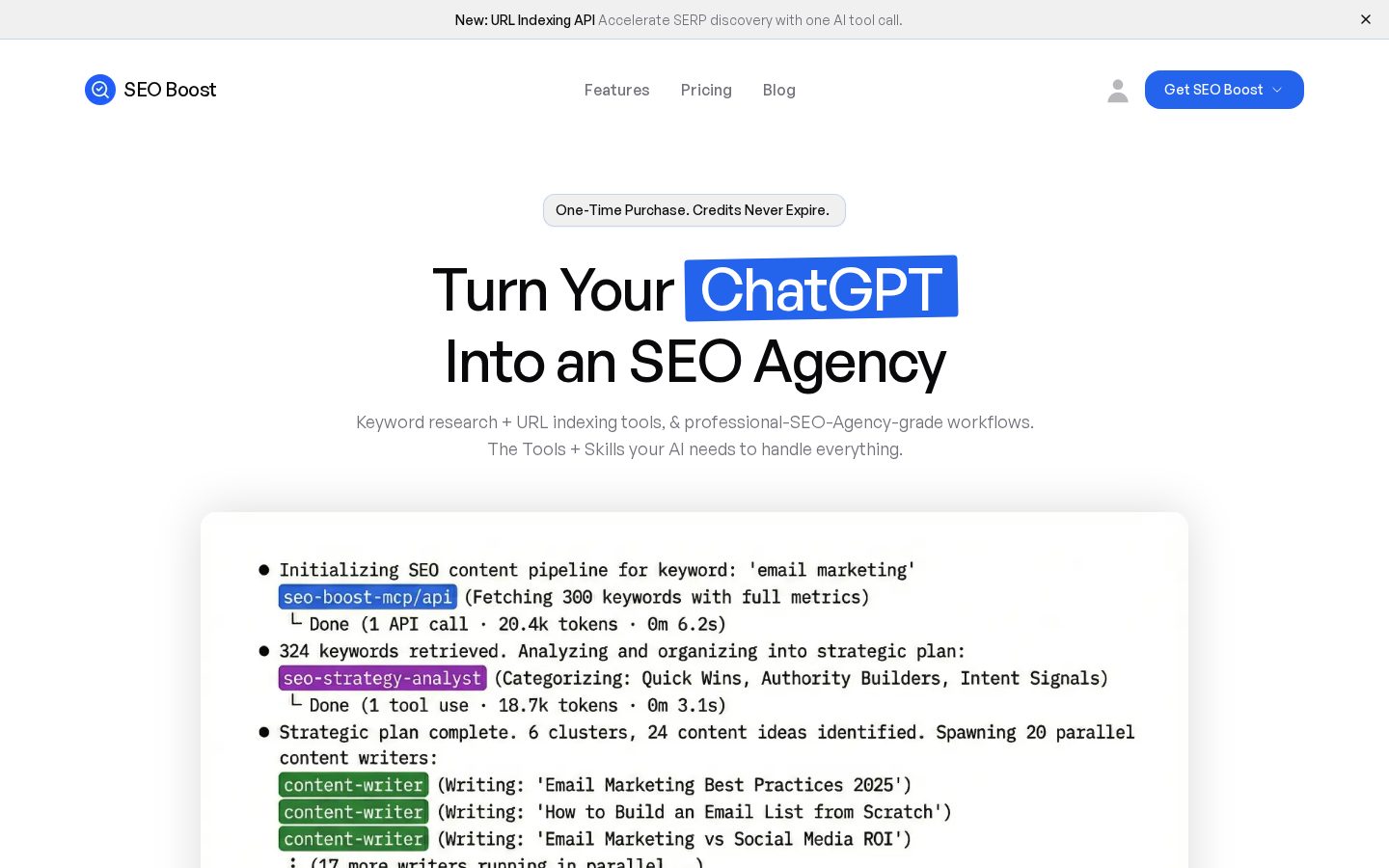 SEO Boost Homepage