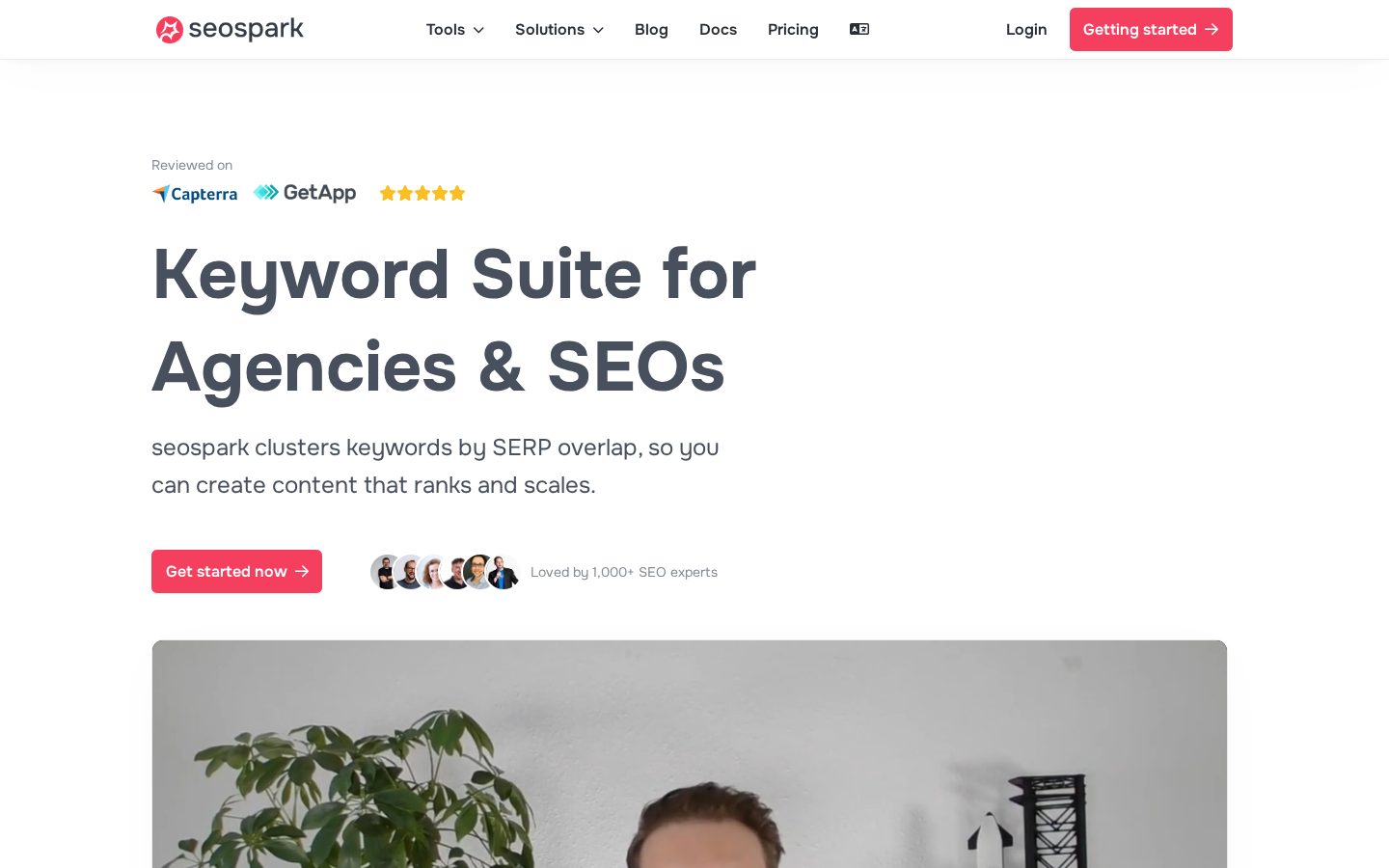 SEO Spark Homepage