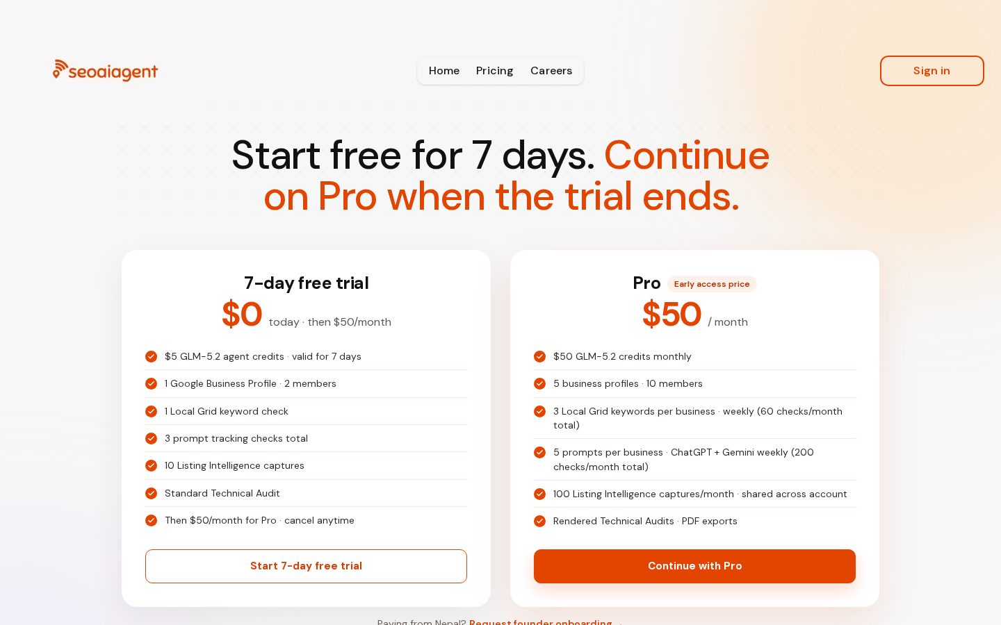 seoaiageni.ai Pricing