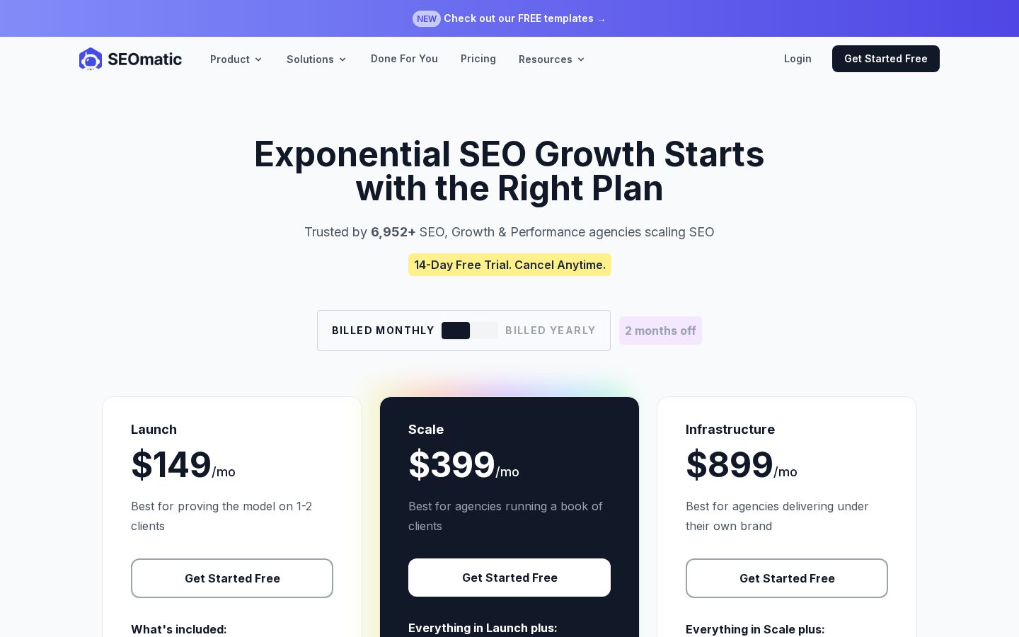 SEOmatic AI Pricing