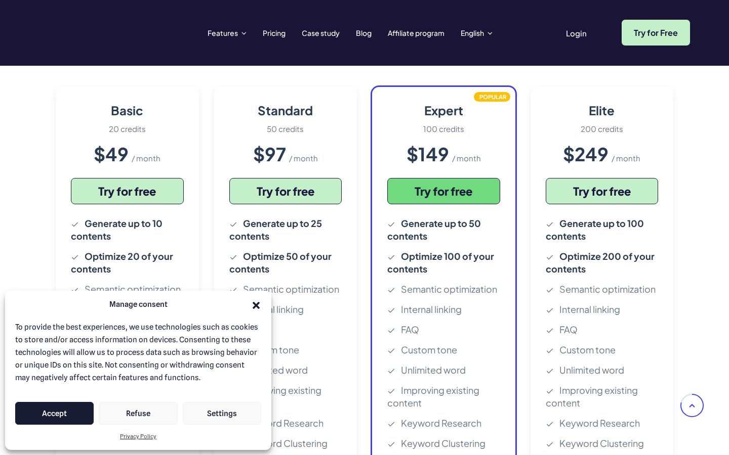 SEOpital Pricing