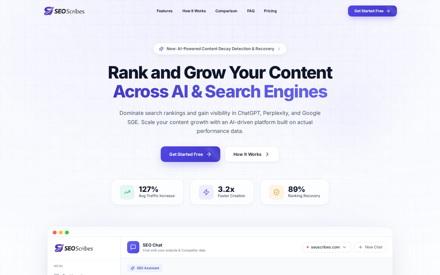 SEOScribes Homepage
