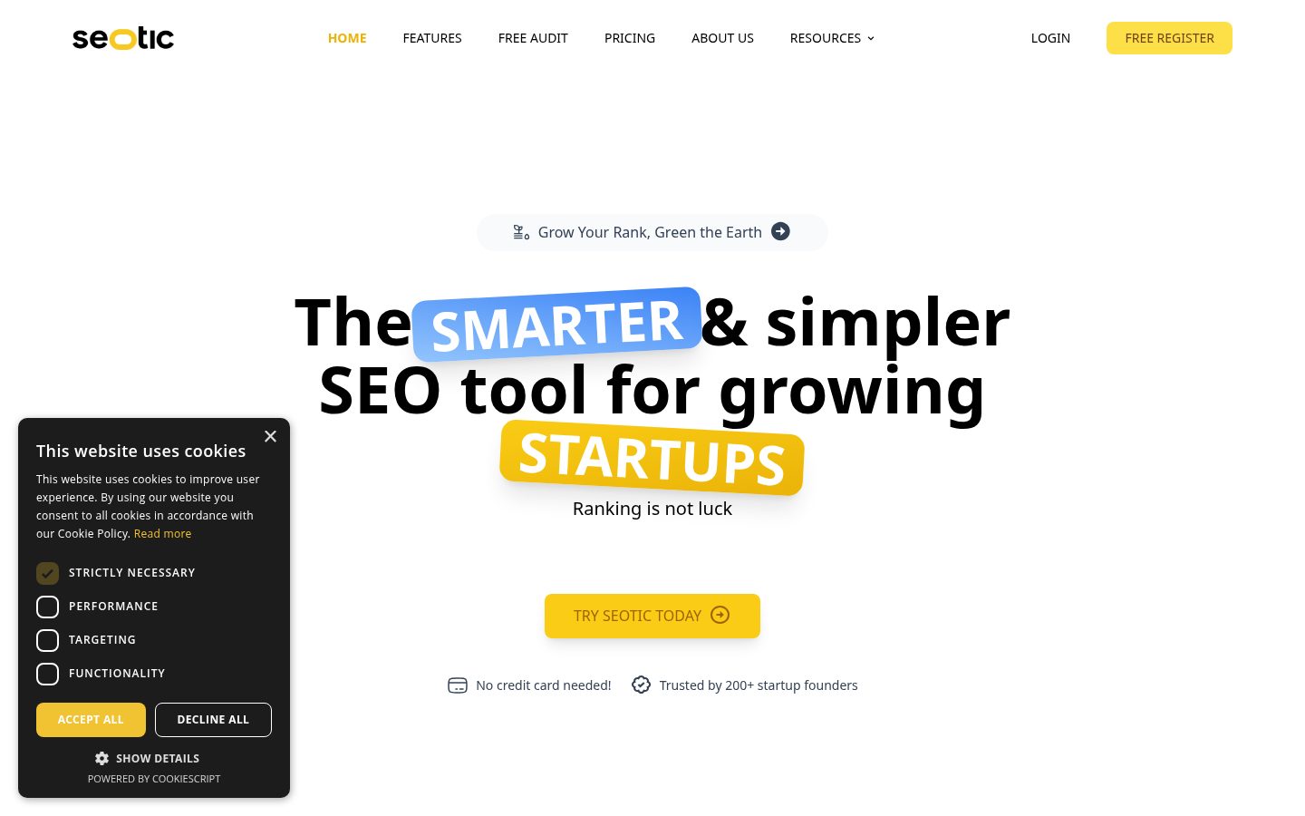 Seotic Homepage