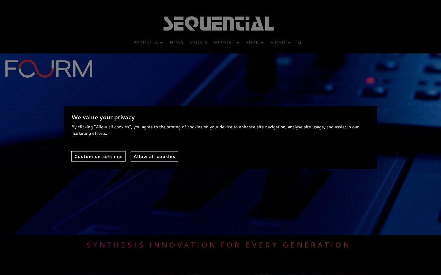 Sequential Homepage