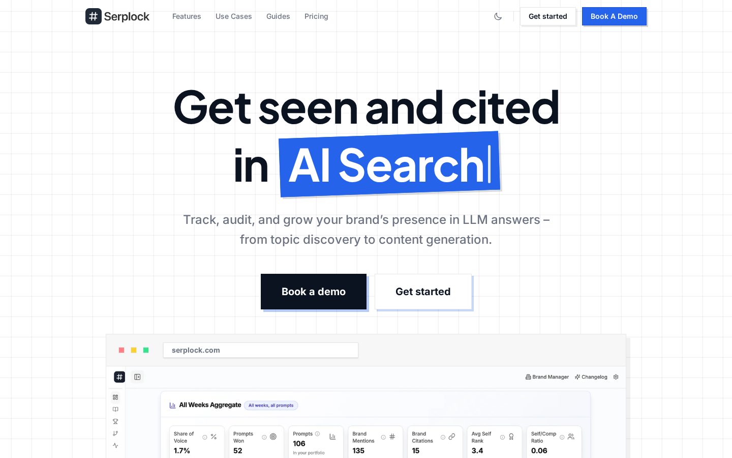 Serplock Homepage