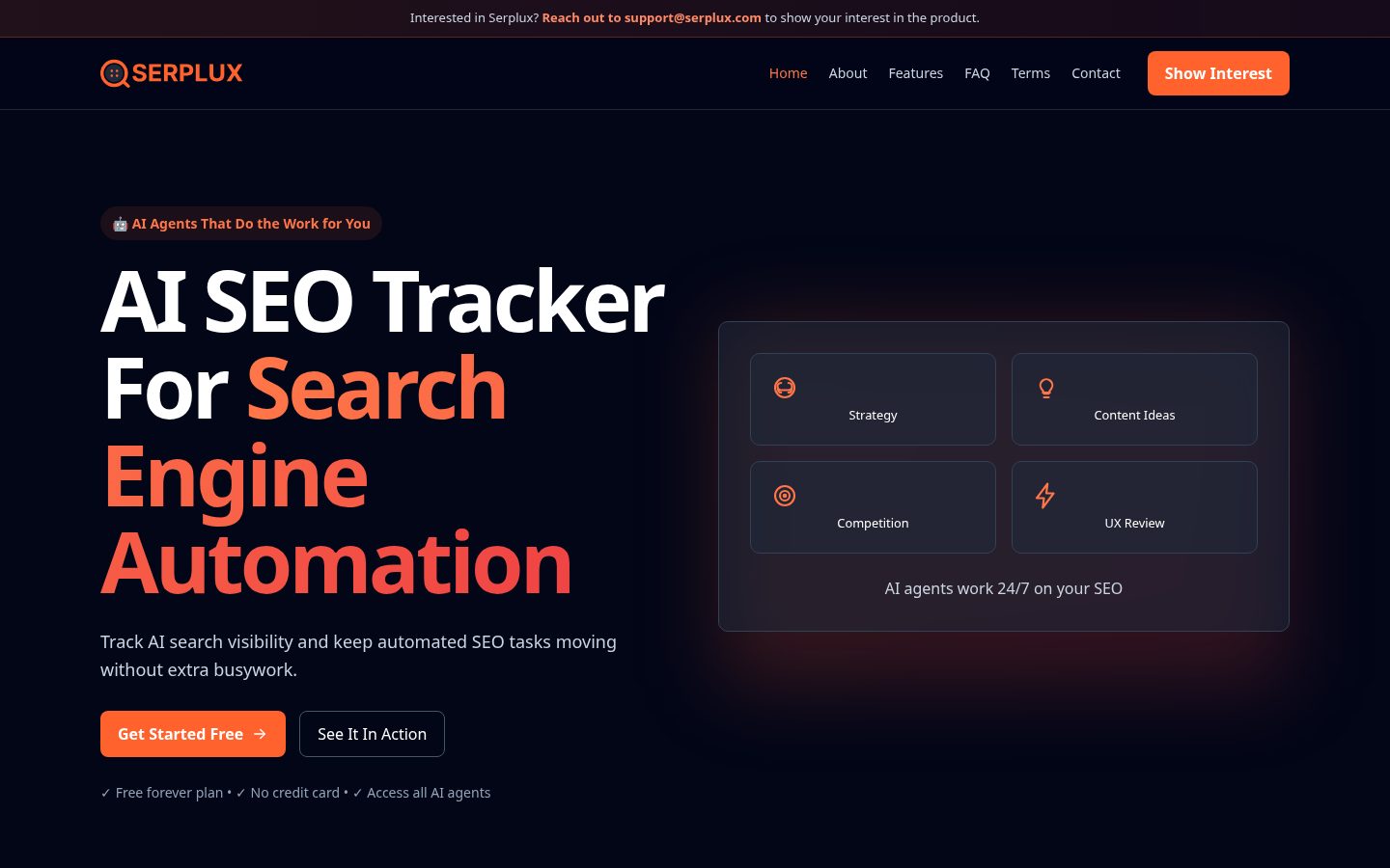 SERPLUX Homepage