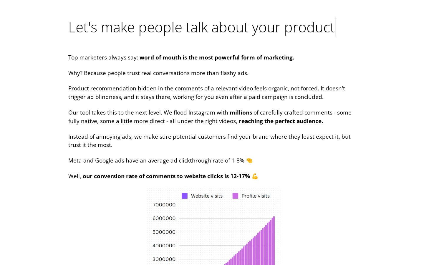 SFMP - your AI promoter for Instagram Homepage
