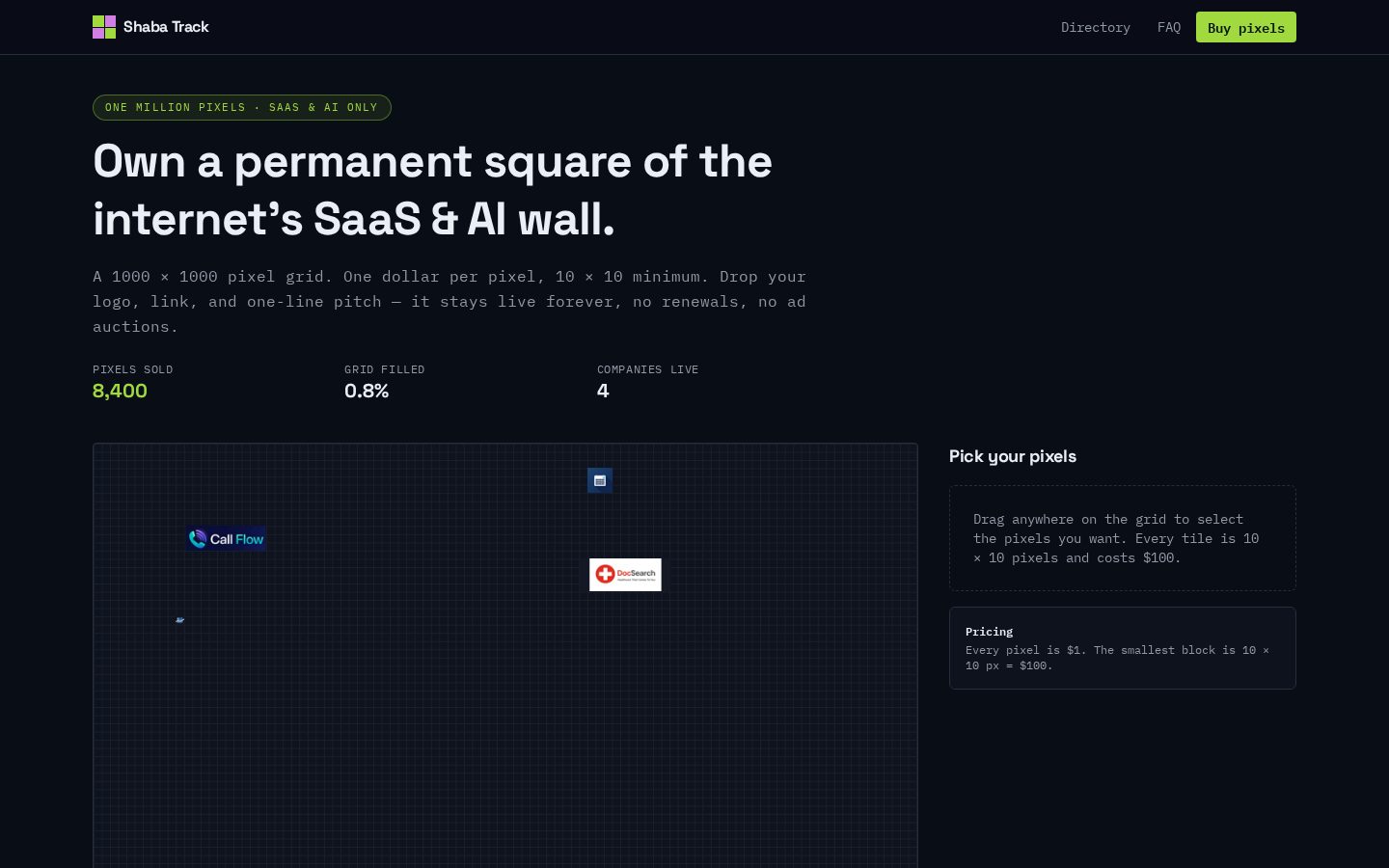 Shaba Track Homepage