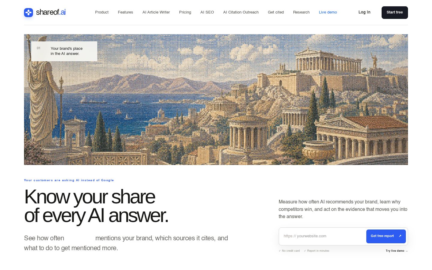 ShareofAI Homepage