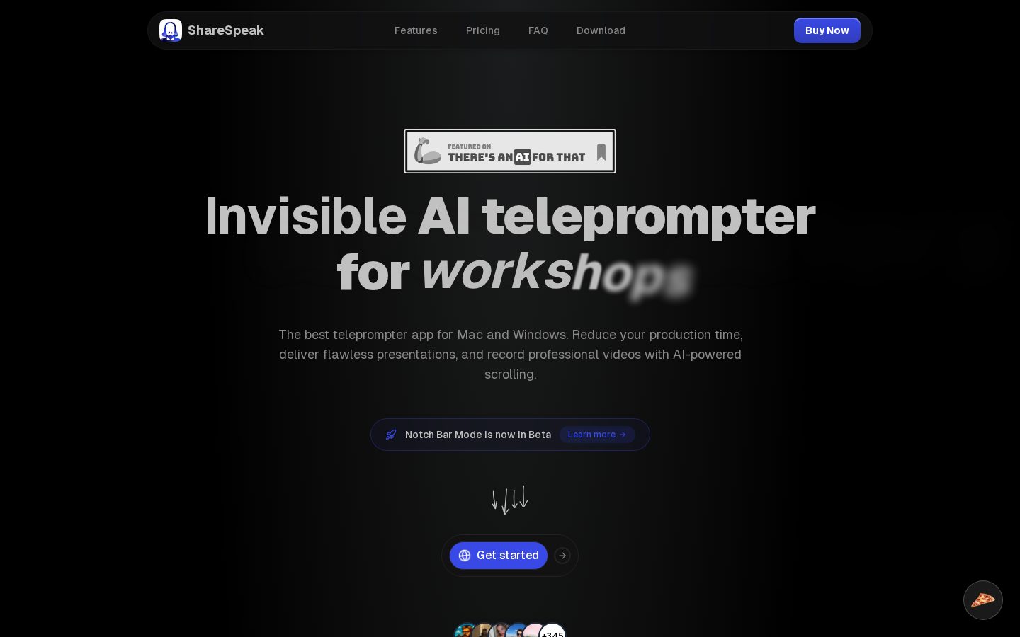 ShareSpeak Homepage