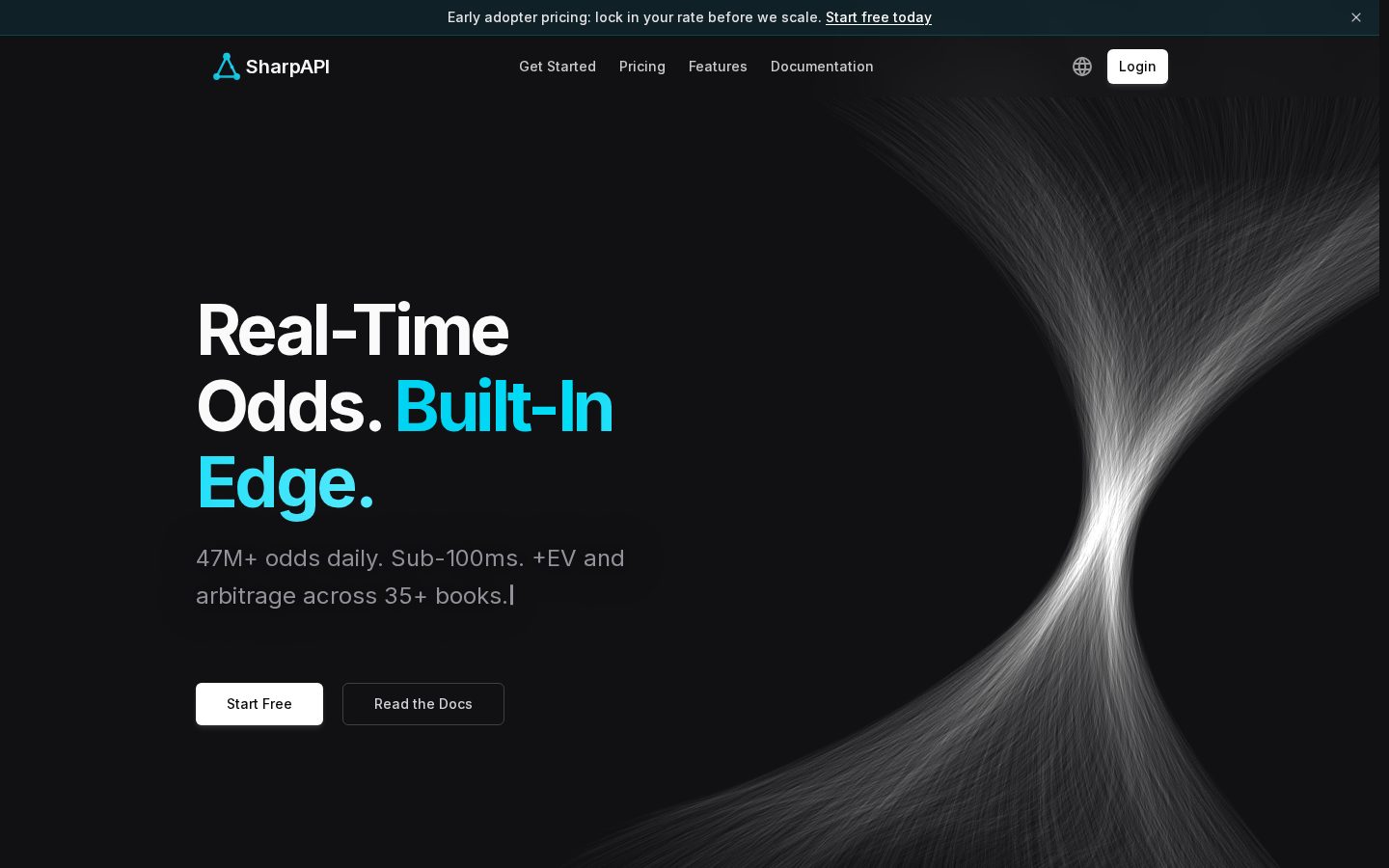 SharpAPI Homepage