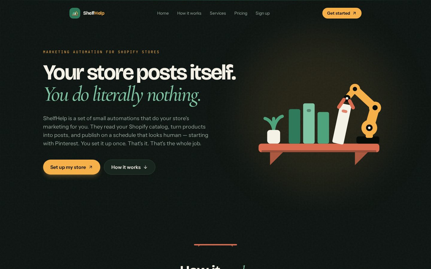 shelfhelp Homepage