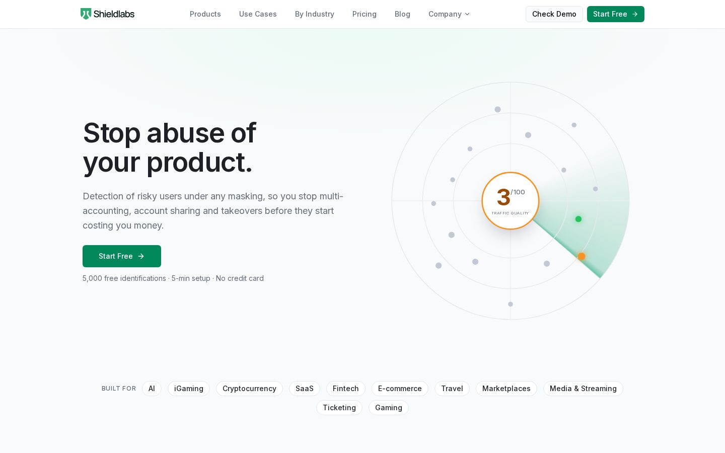 ShieldLabs Homepage