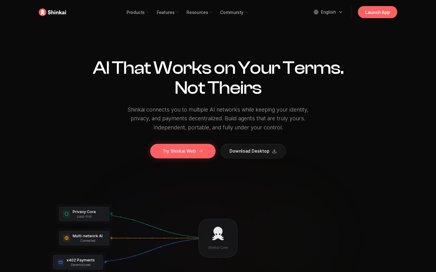 Shinkai: Local AI Agents Homepage