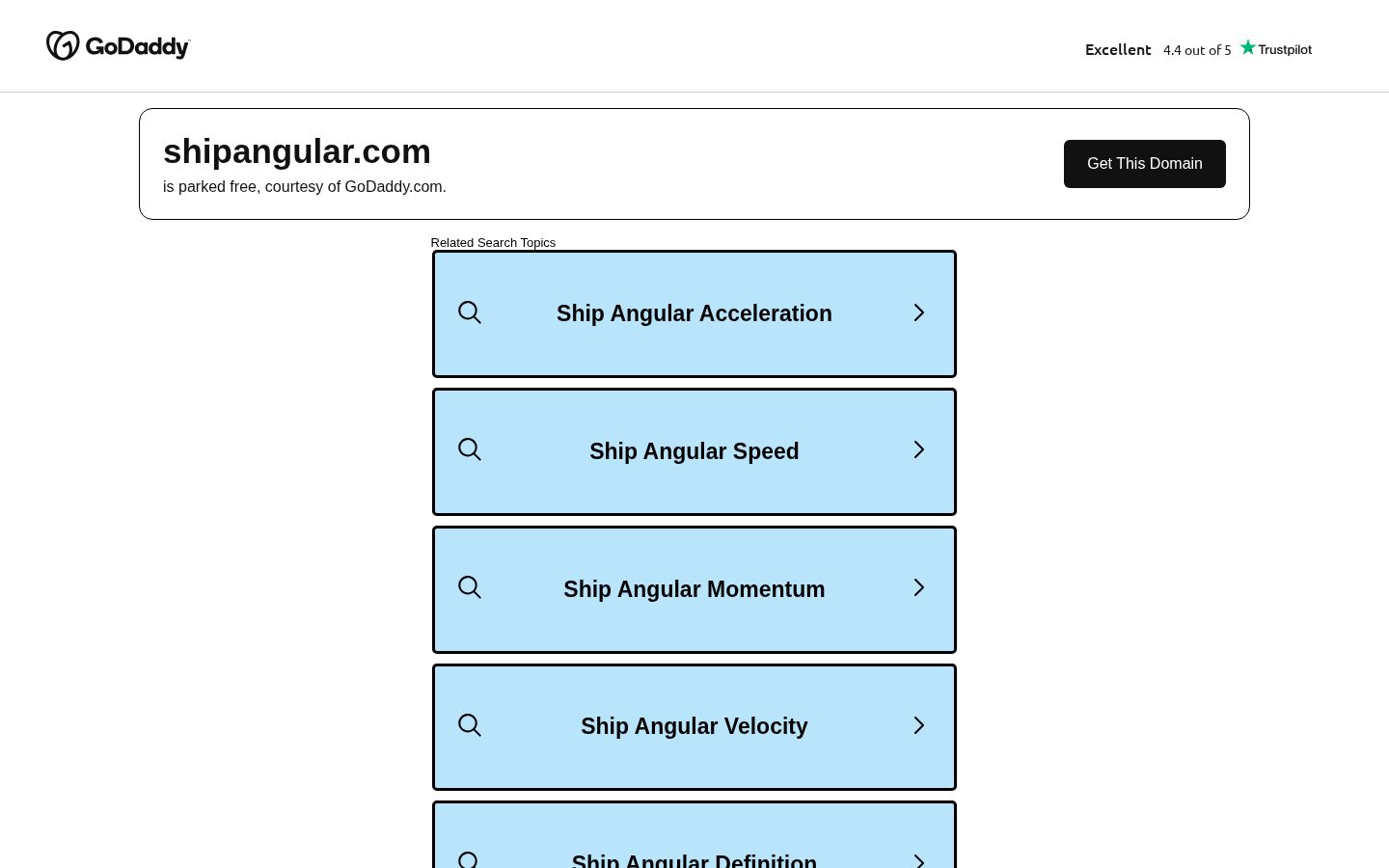 ShipAngular Homepage