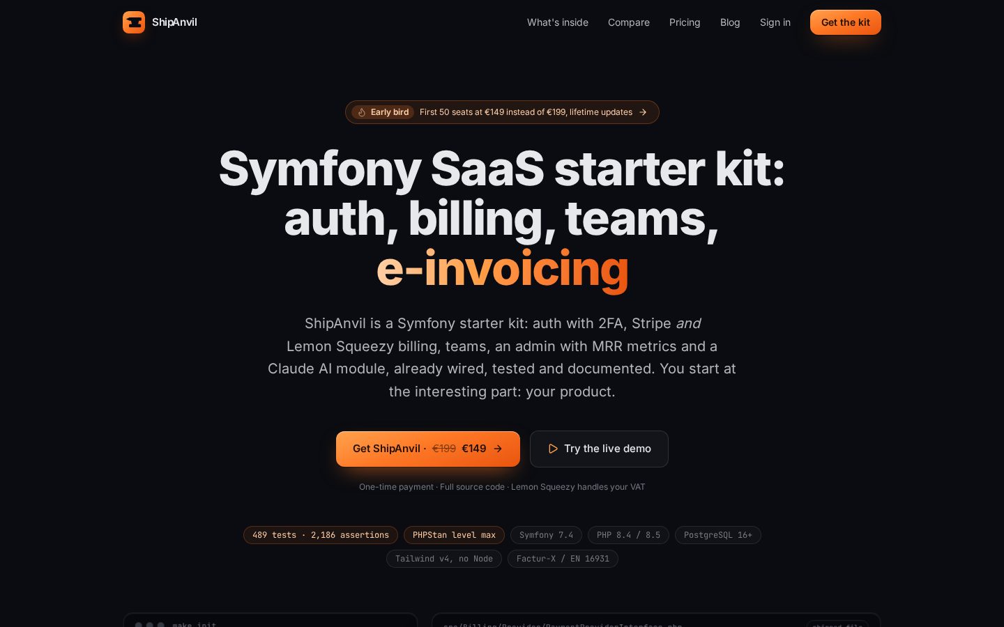 ShipAnvil Homepage