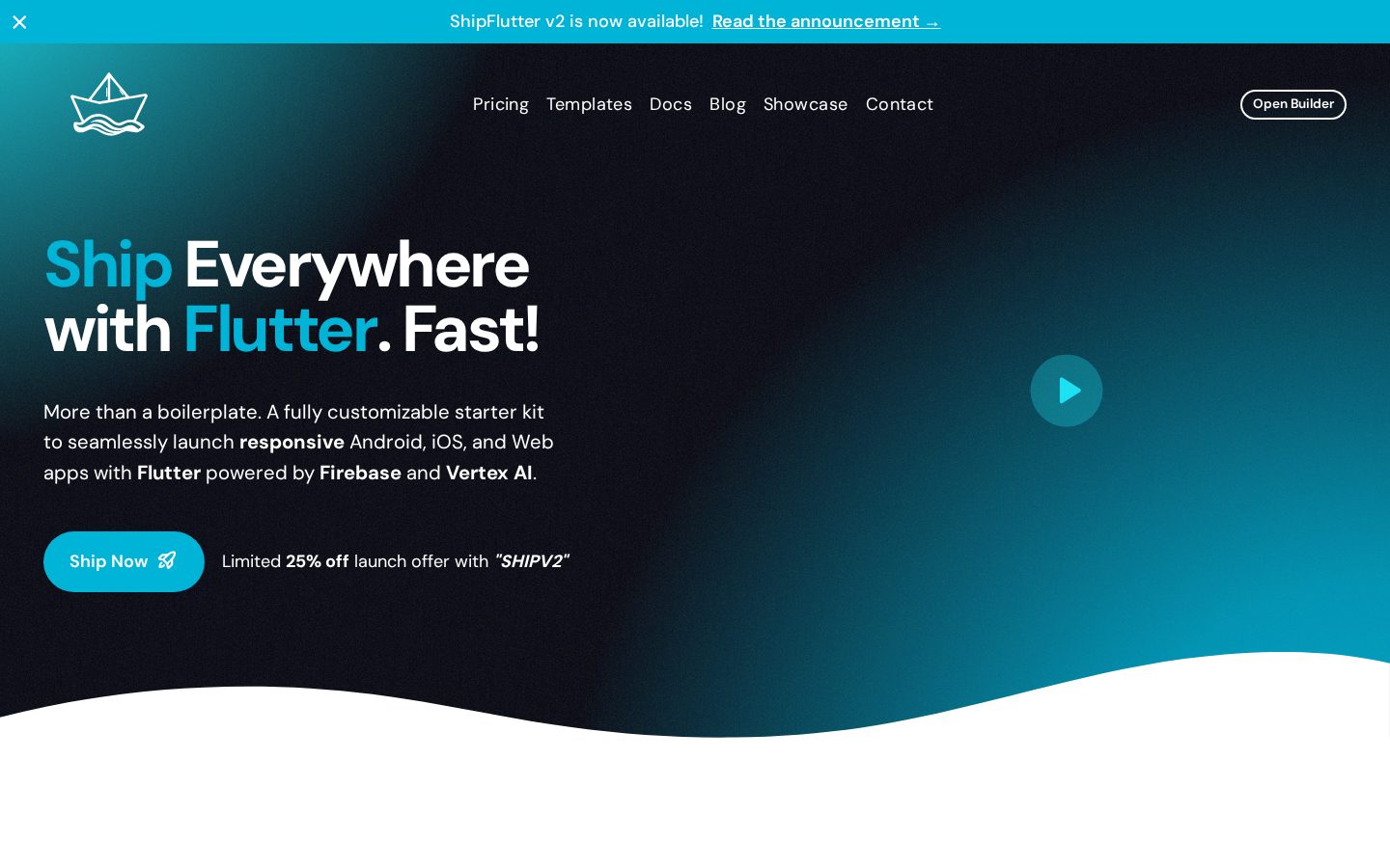 ShipFlutter Homepage