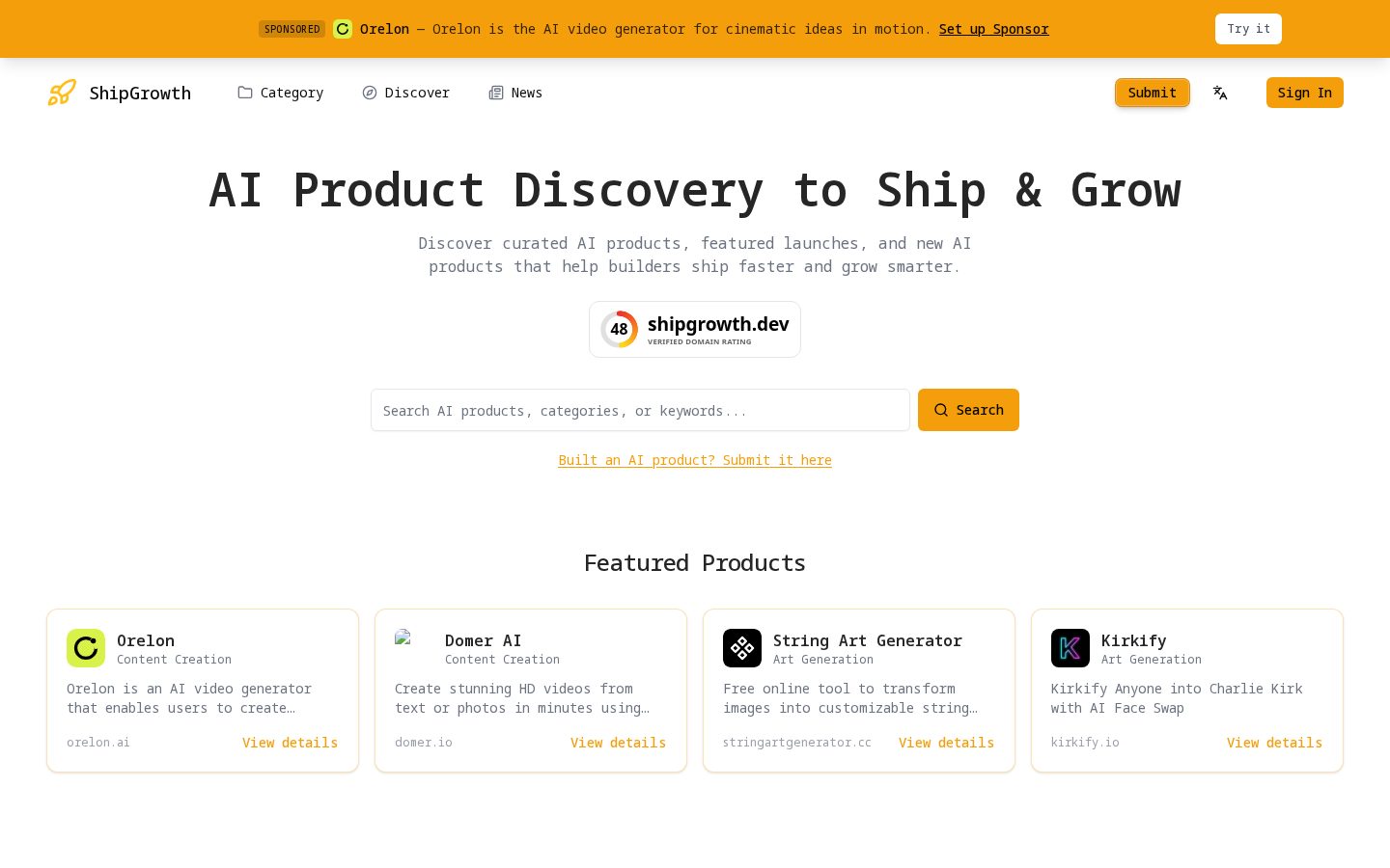 ShipGrowth Homepage