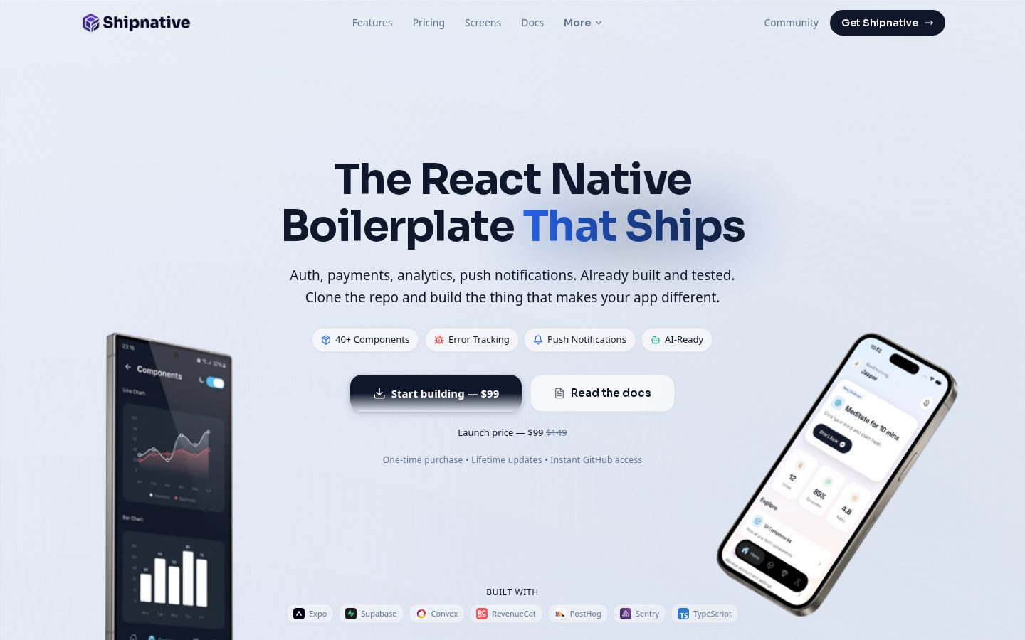 Shipnative Homepage