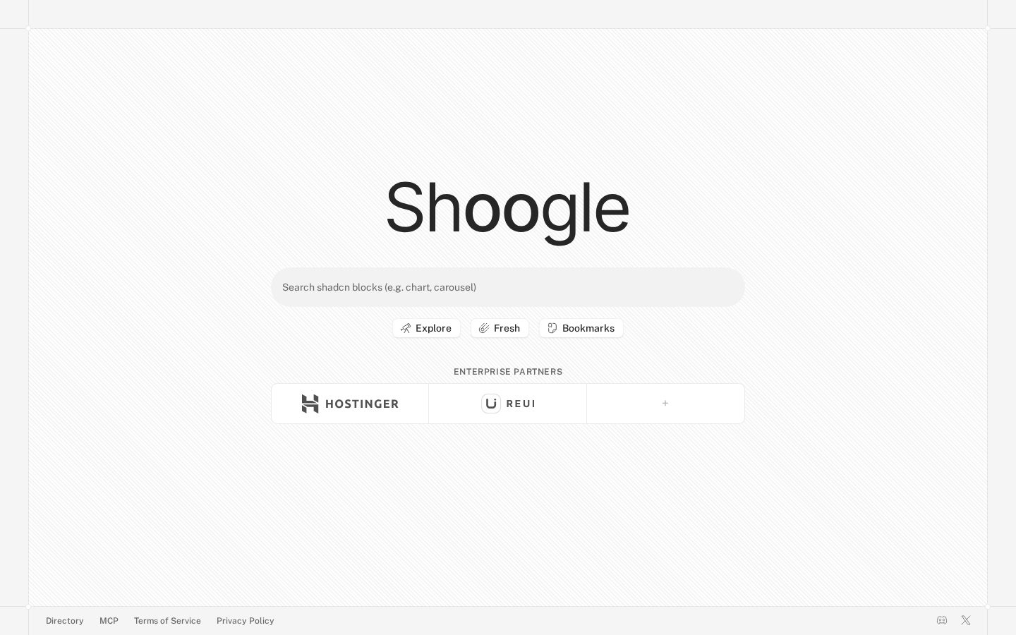 Shoogle Homepage