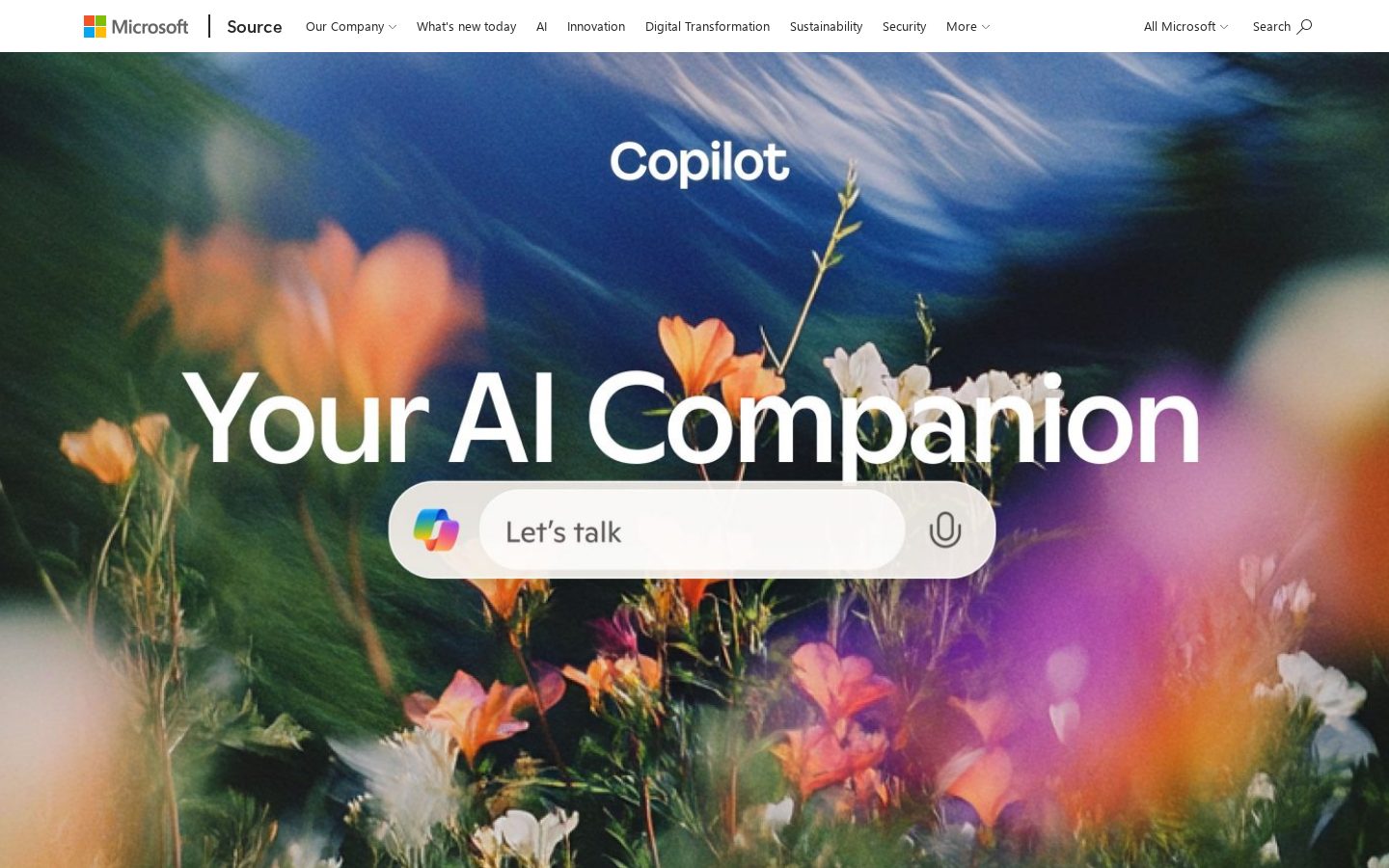Shop with Copilot Homepage