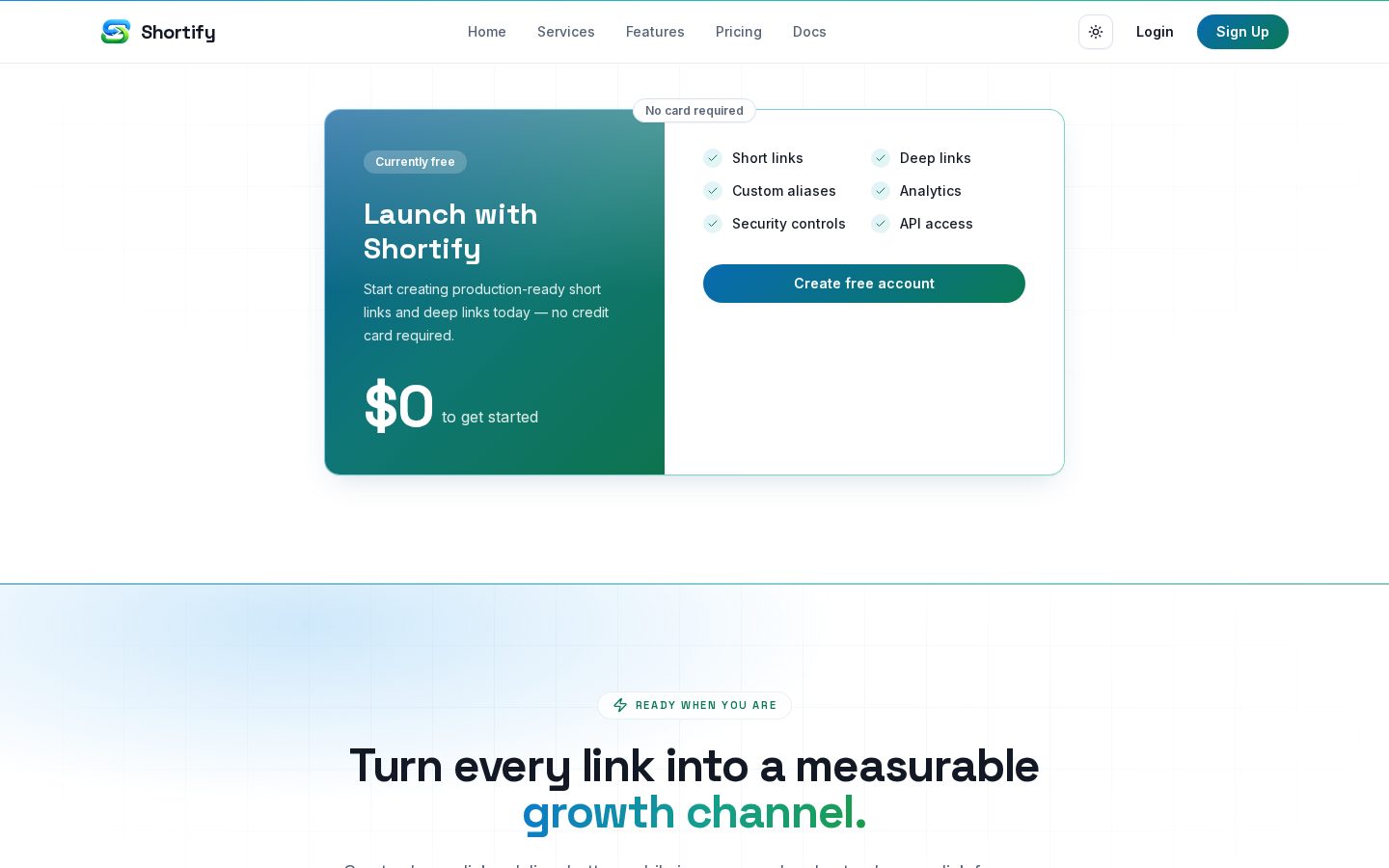 Shortify Pricing