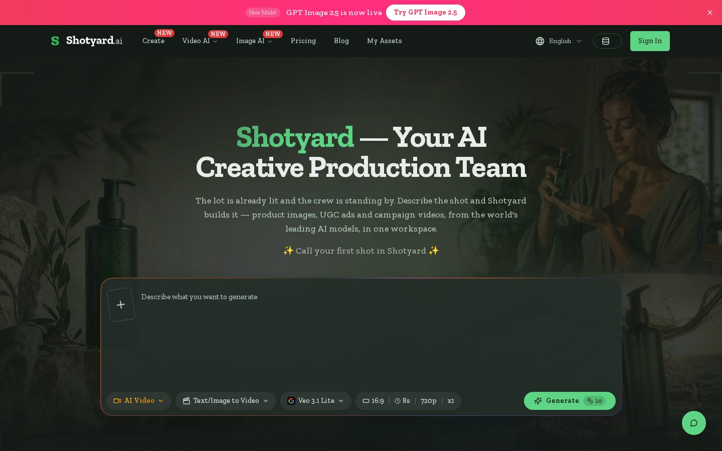 Shotyard Homepage