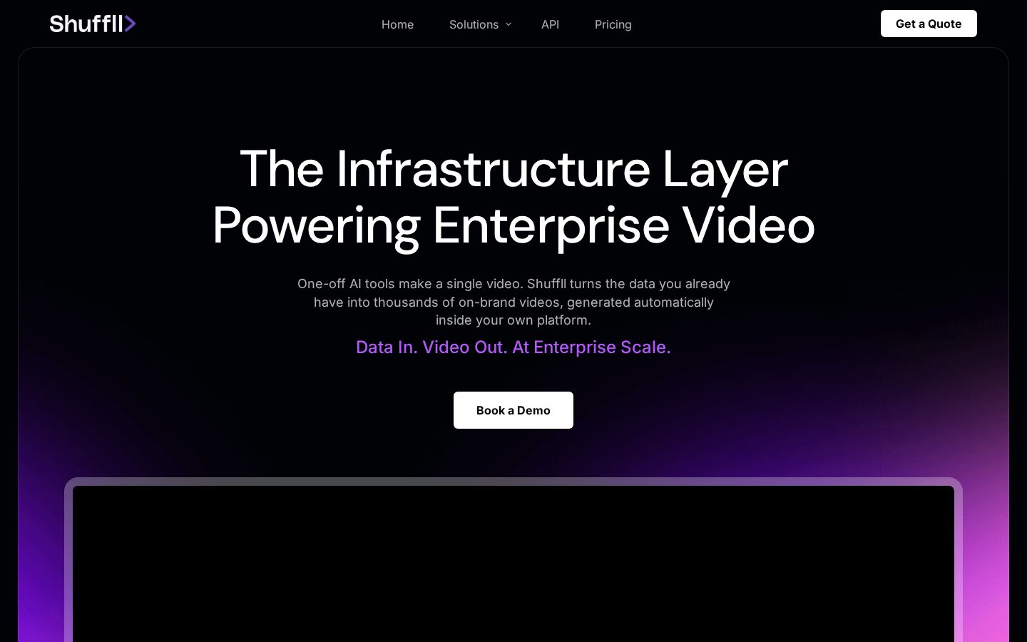 Shuffll Homepage