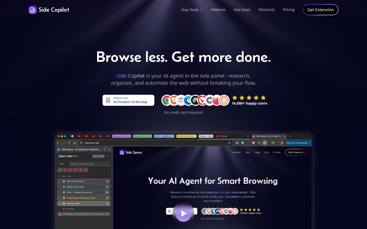 Side Copilot Homepage