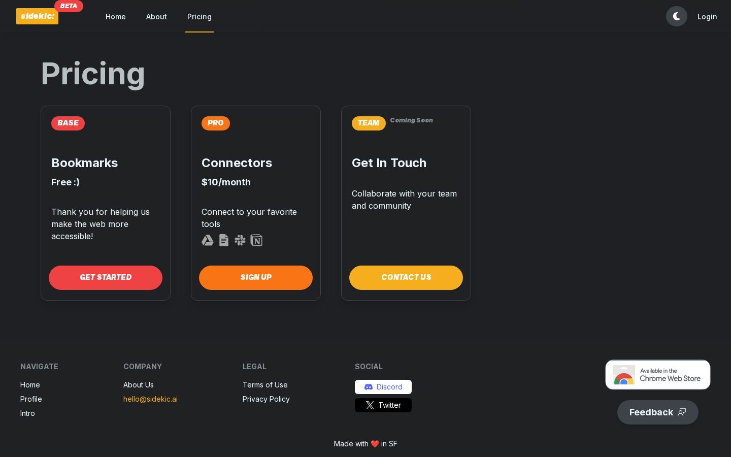 Sidekic AI Pricing