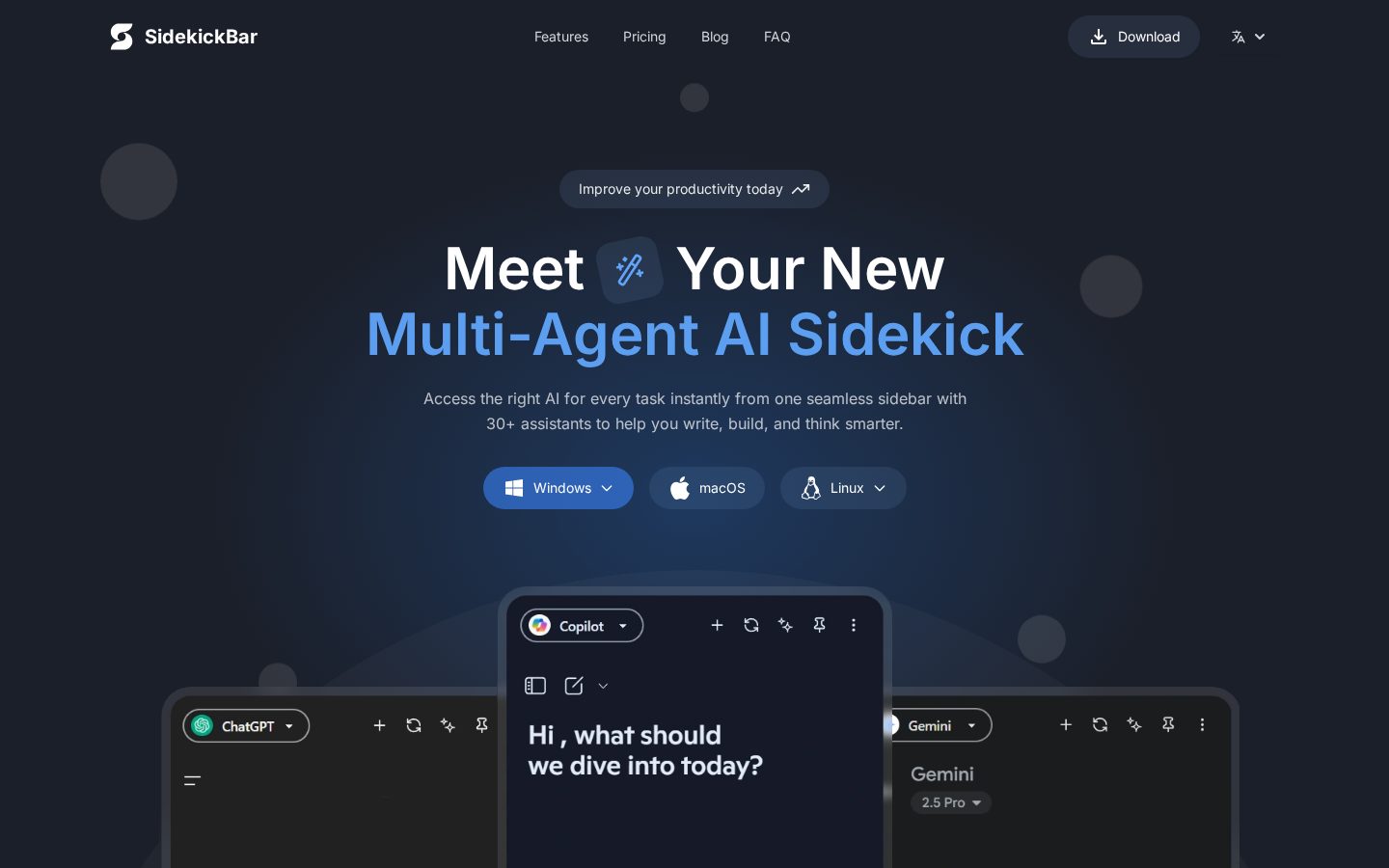 SidekickBar Homepage
