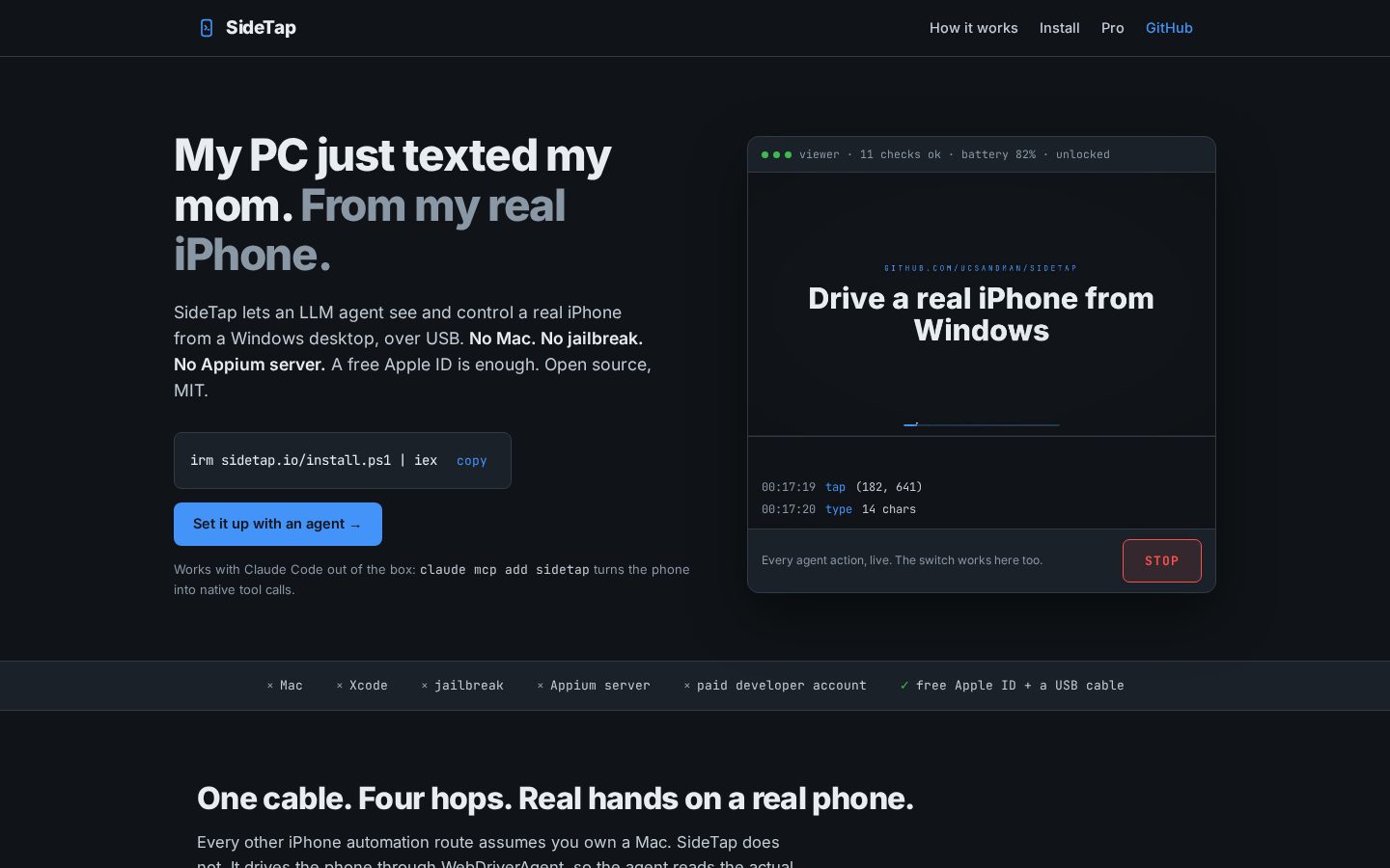 SideTap Homepage