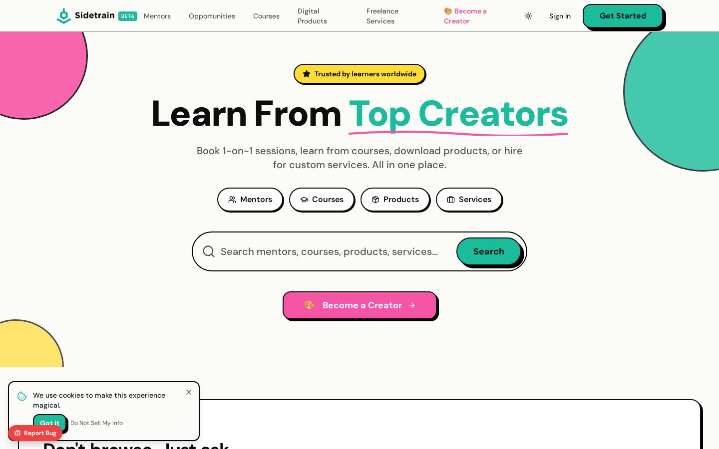 Sidetrain Homepage