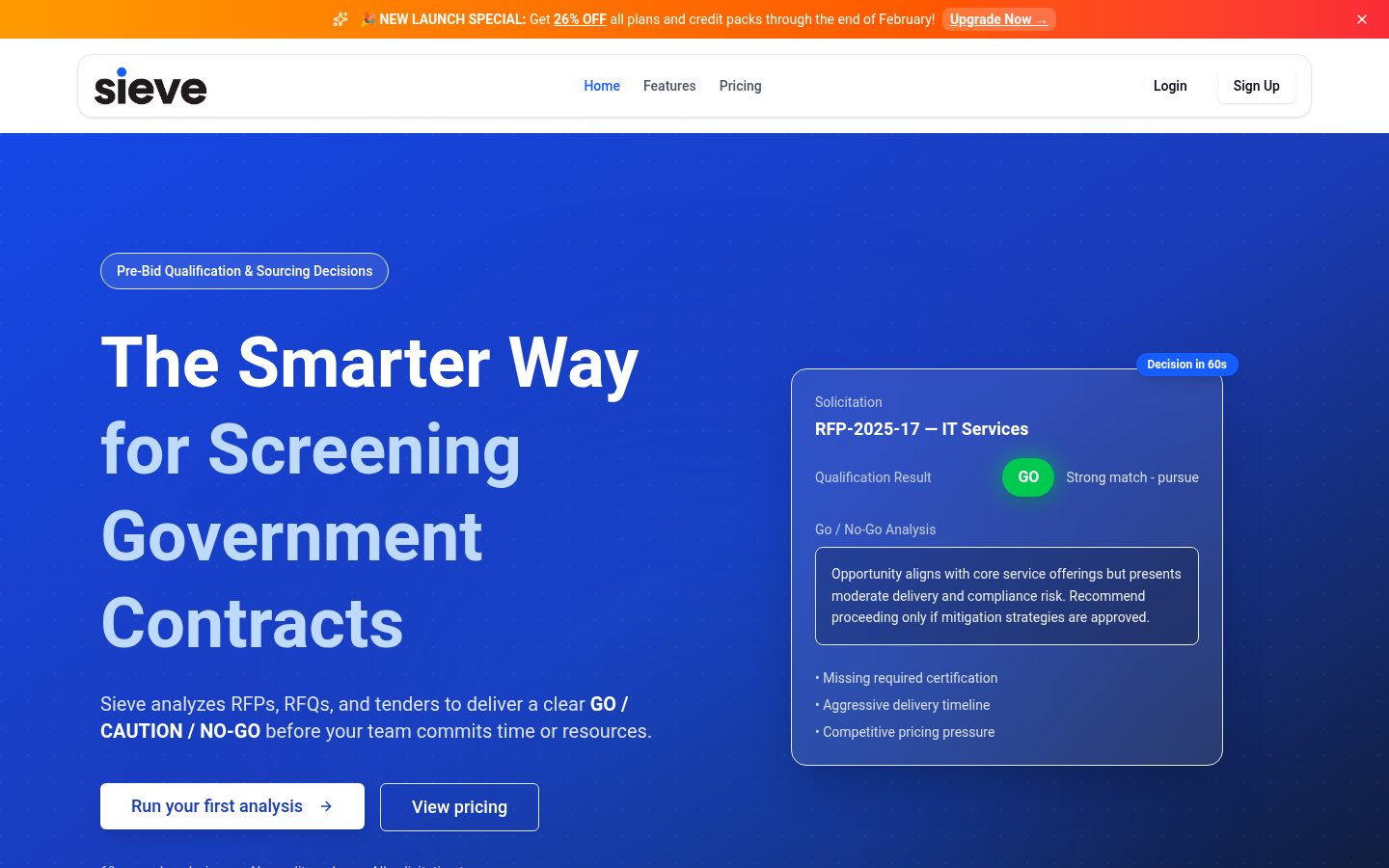 Sieve Homepage