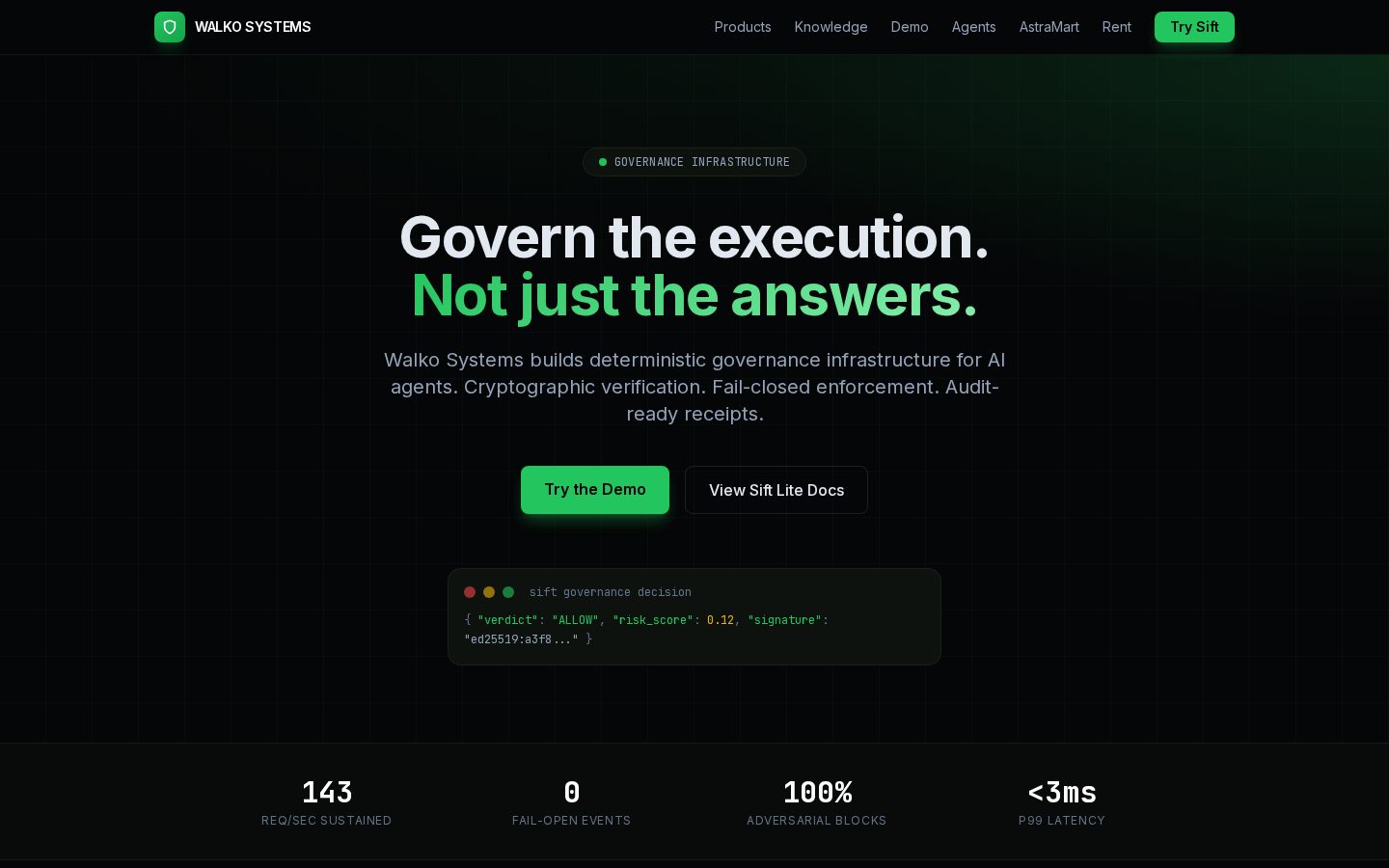 Sift Homepage