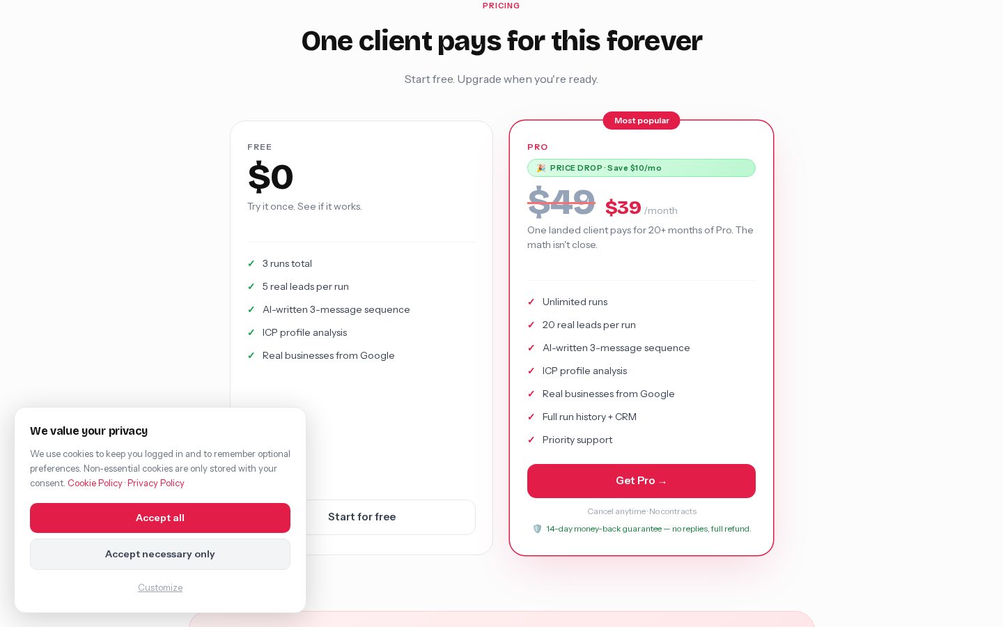 SignalsHunt Pricing