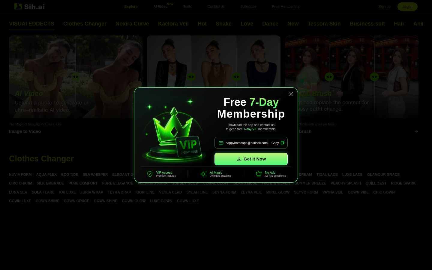 Sih.Ai Homepage