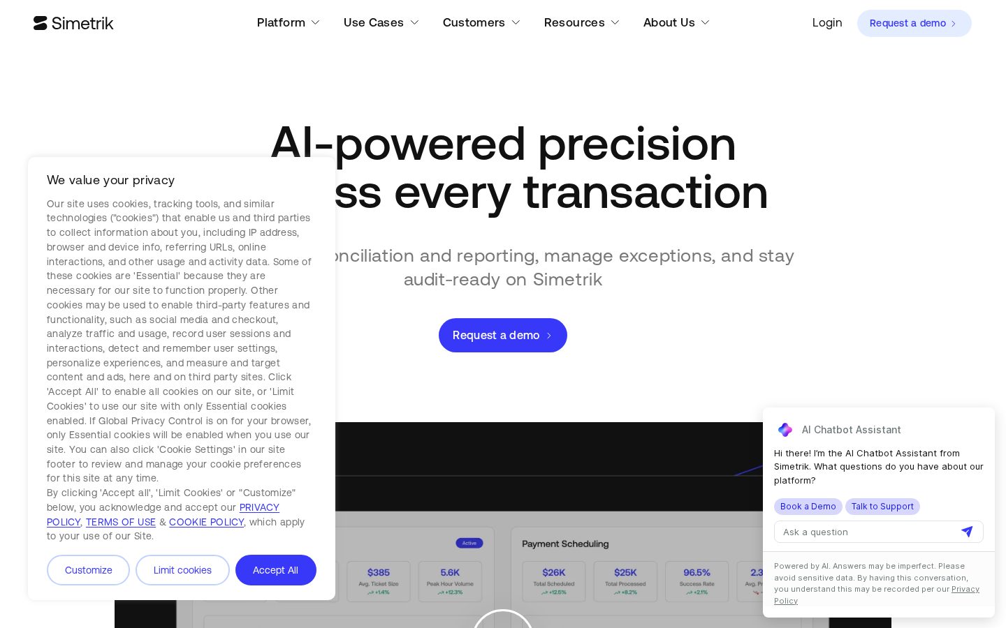 Simetrik Homepage