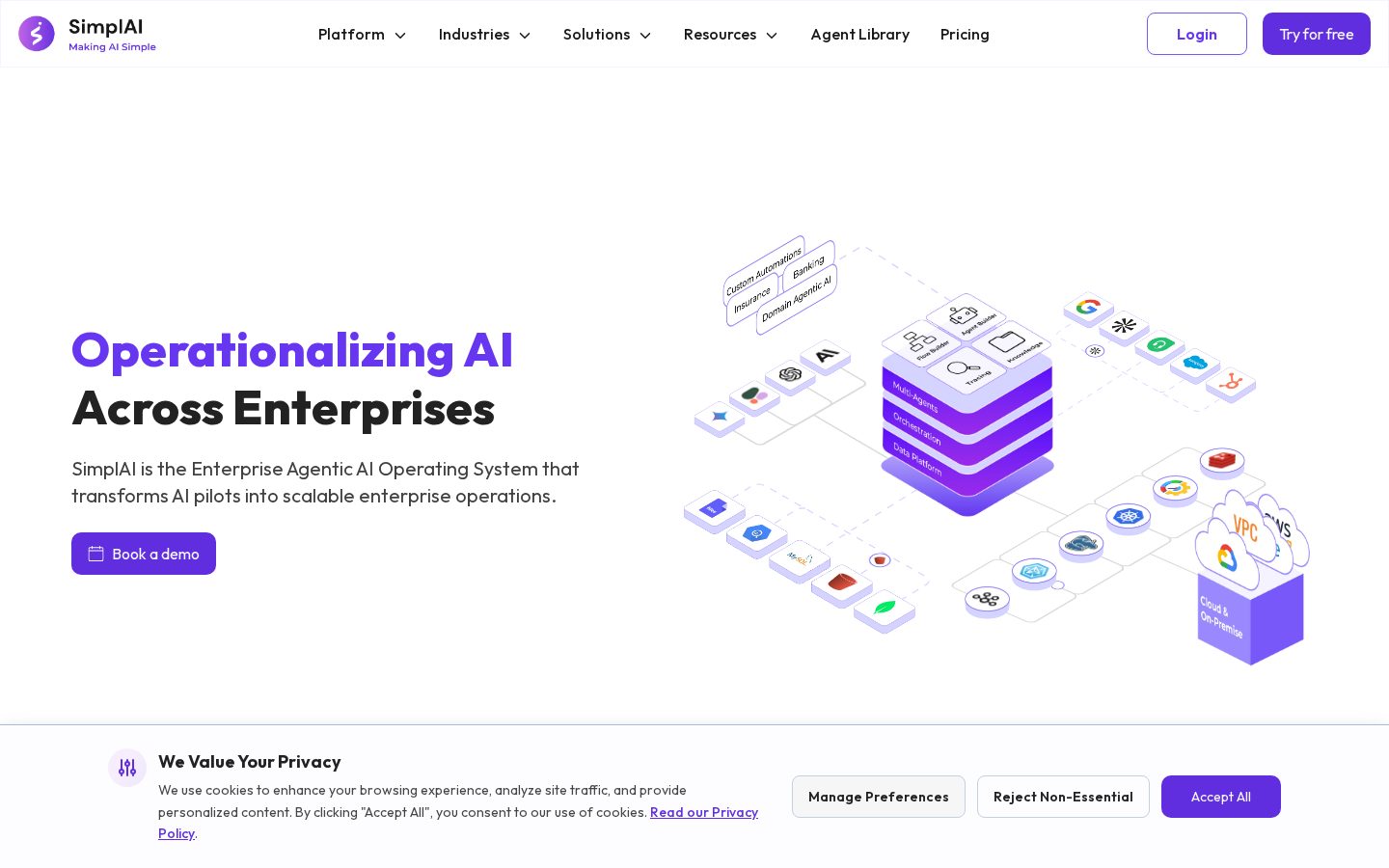 SimplAI Homepage