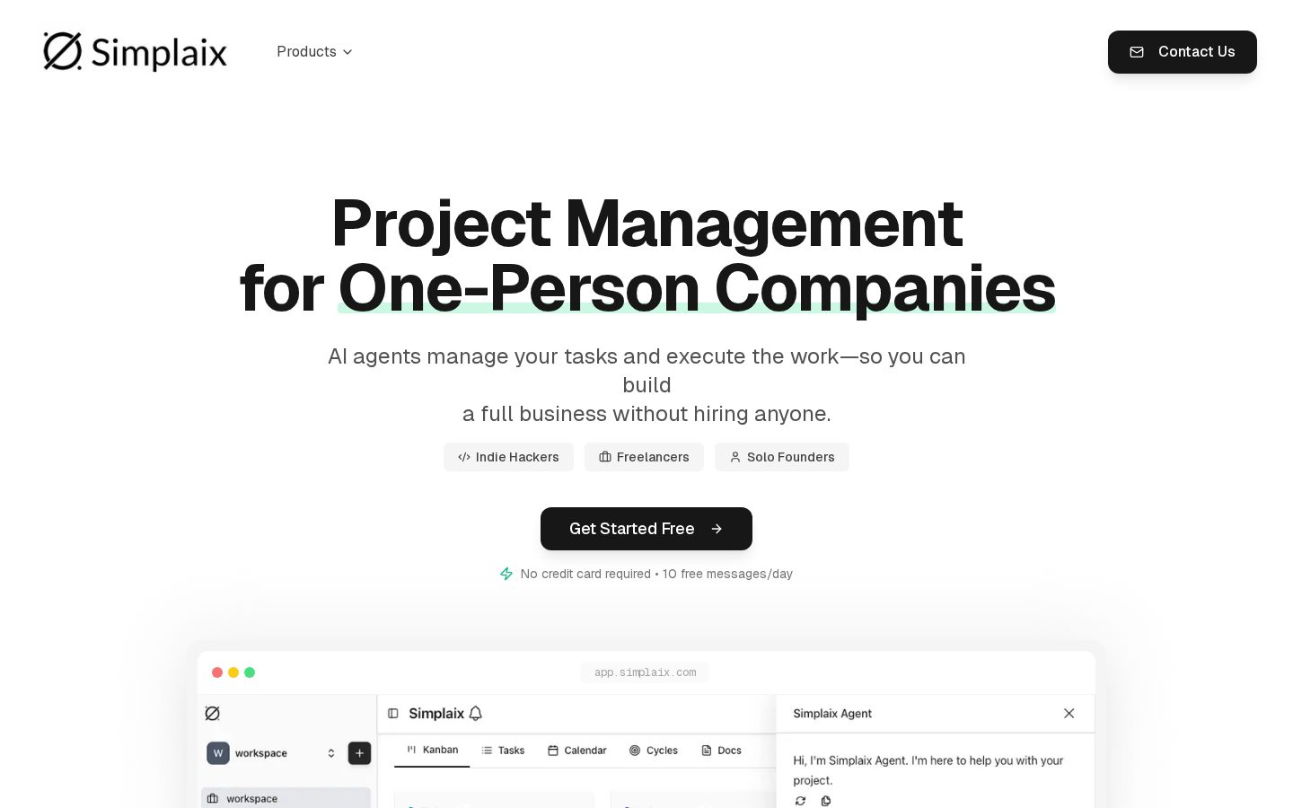 Simplaix Homepage