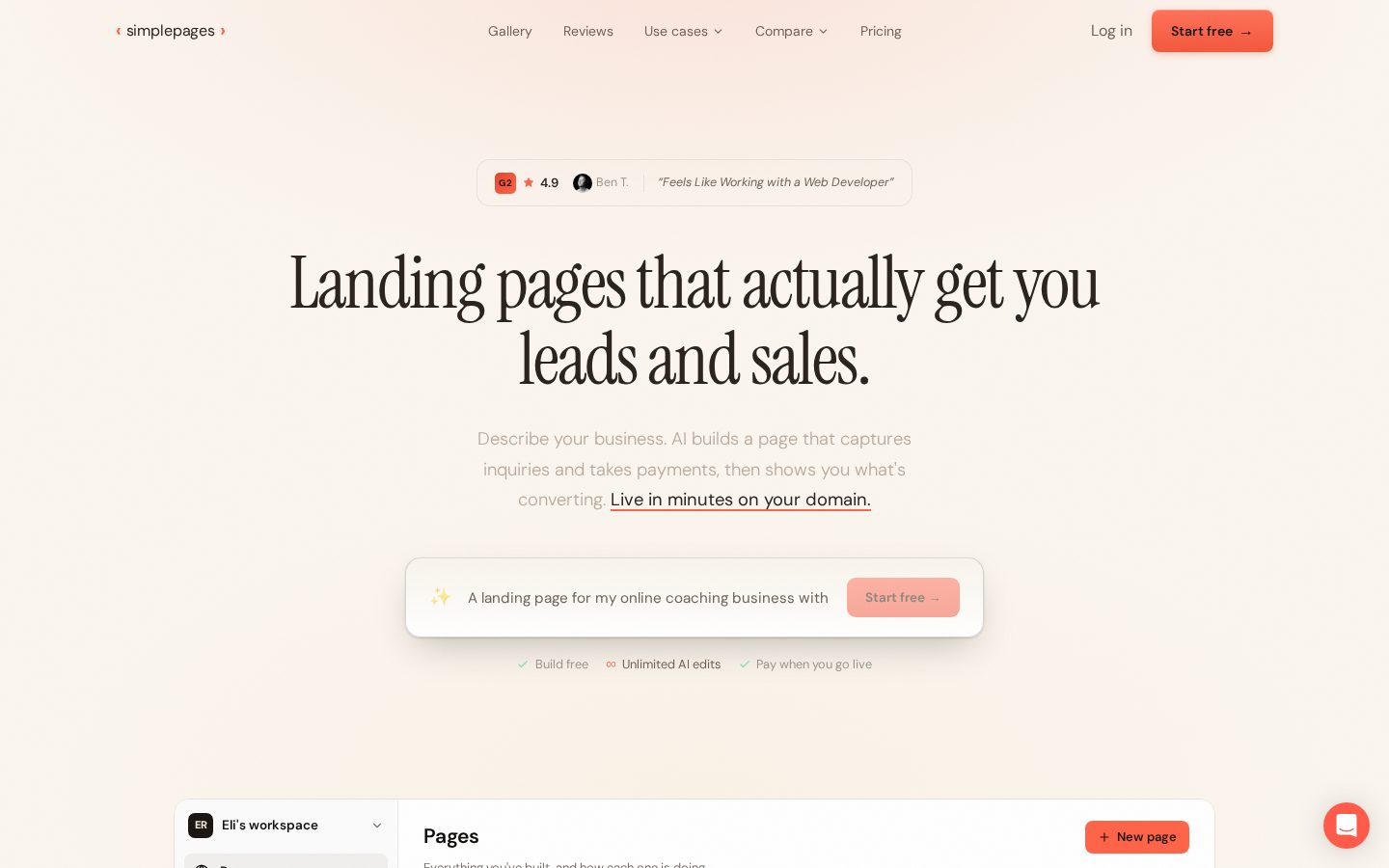 SimplePages Homepage