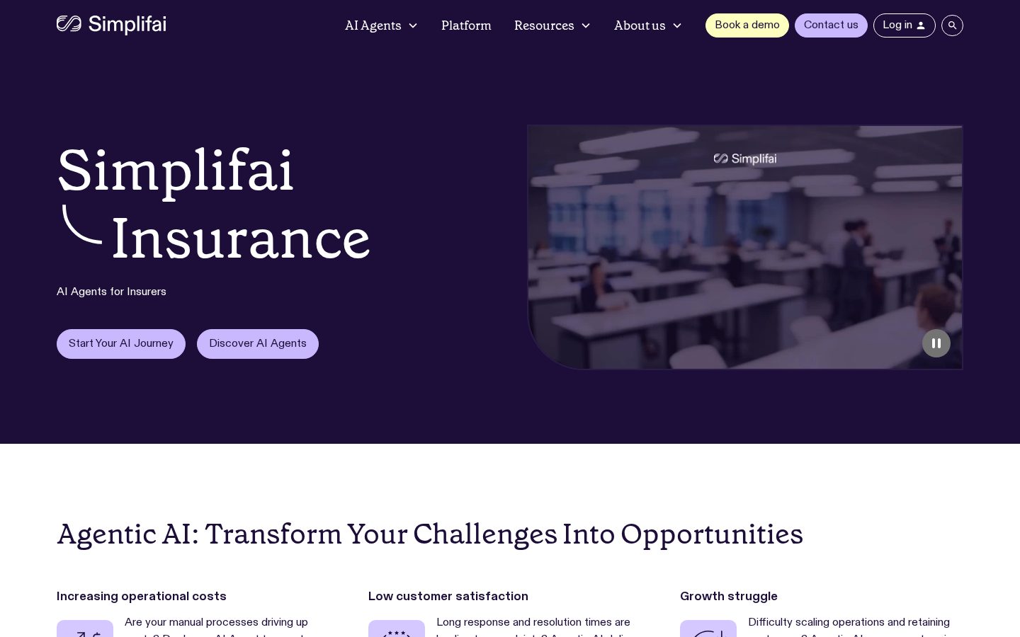 Simplifai Homepage