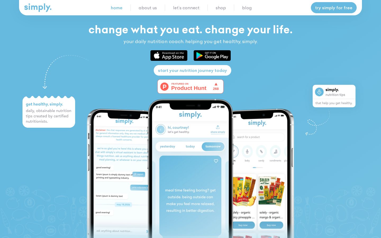 simply Homepage