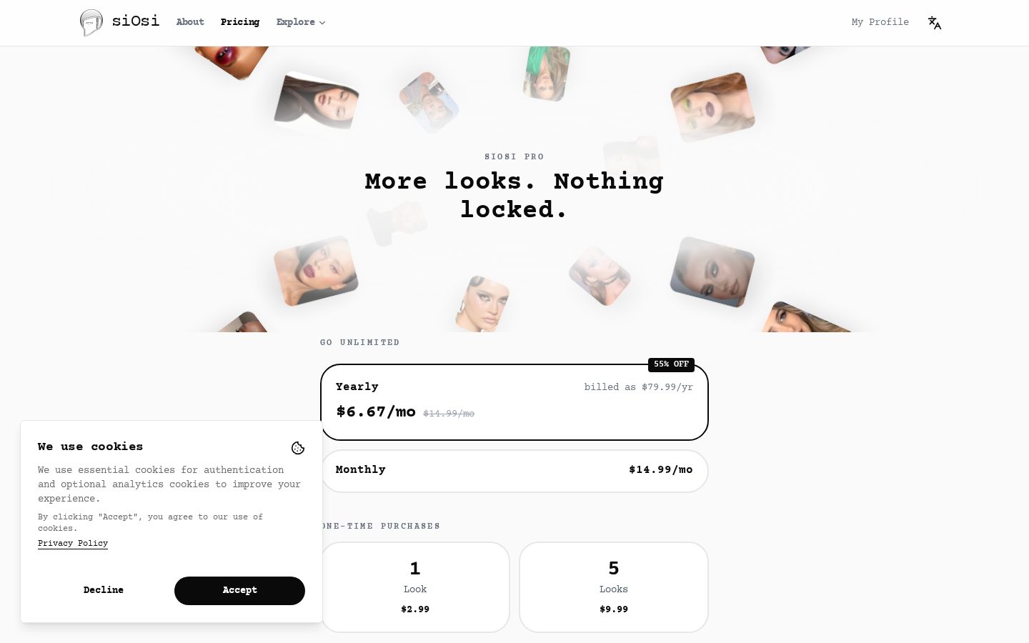 siOsi Pricing